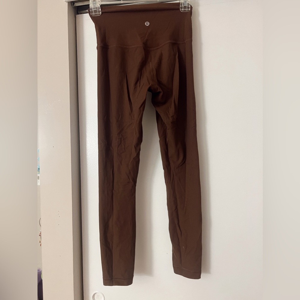 Lulu lemon align high-rise pant brown ribbed